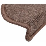  Prostirke za stepenice 30 kom 56x17x3 cm boje kave, poluokrugle | Shoptok.si