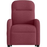  Masažni naslonjač na podizanje od tkanine crvena boja vina | shoptok.hr