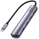 Ugreen CM417 USB-C na 4xUSB 3.0+HDMI adapter ( 20197 ) | Eponuda.com