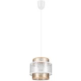  Visilica na sajli GABI 1xE27/60W/230V zlatna/bela prečnik 20 cm | Eponuda.com