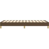  Okvir za krevet s oprugom tamnosmeđi 100x200 cm od tkanine | shoptok.hr