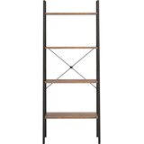  Samostojeće police s 5 razine tamnosmeđe i crne 56x35x140 cm | shoptok.hr