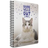 Cat SPIRALNA BILJEŽNICA A4 KOCKE | shoptok.hr