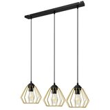  Visilica na sajli AGAT 3xE27/15W/230V zlatna/crna | Eponuda.com