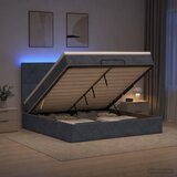  od pjene s madracem i LED-om Tamnosiva 140 x 190 cm | shoptok.hr