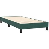 Box Spring krevet s madracem tamnozeleni 80x220 cm baršun | shoptok.hr