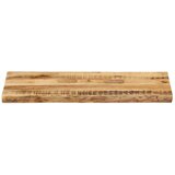 Stolna ploča sa živi rub 90x40x3,8 cm masivno grubo drvo manga | shoptok.hr