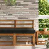 Jastuk za vanjsku sofU Crna 60 x 60 x 8 cm Poliester - Crna 60 x 60 cm 1x sjedalo