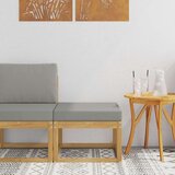  Zunanji Hocker Masiven les akacije Bela, (5000272044) | Shoptok.si