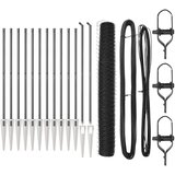  Zavareno žičano ograđivanje s bodljama 25 x 1,4 m (Š x H) | Shoptok.si