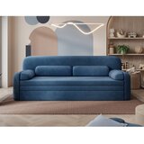 ELTAP Plava sklopiva/s prostorom za odlaganje sofa od samta 236 cm Elioss – | shoptok.hr