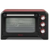 Girmi Mini pečica FE20 z ventilacijo, 20 l, 1380 W, črno-rdeča, (5000119118) | Shoptok.si