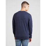 Jack & Jones Sweater majica 'JJJEANS' mornarsko plava / bijela | shoptok.hr