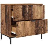 vidaXL Noćni ormarić Staro drvo 63.5 x 36 x 61 cm Konstruirano drvo | shoptok.hr