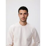 Reserved Regular pamučna bluza - krem | shoptok.hr