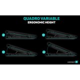 Connect IT CCP-2200-BK-Podloga za hlađenje za laptop 4x ventilatora 2xUSB crna/plava | Eponuda.com