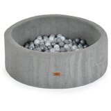 Moni_Toys bazen s lopticama Bouclé 200 kom Grey | shoptok.hr