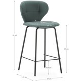 Marckeric Zelene barske stolice u setu 2 kom (visine sjedala 67 cm) Maura – | shoptok.hr