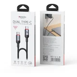 USB-C na USB-C kabel CA185 240 W 200 cm crni