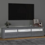 TV ormarić s LED svjetlima boja hrasta sonome 180x35x40 cm | shoptok.hr