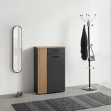 Mömax Schuhschrank Cadix Anthrazit/eichefarben | Shoptok.si