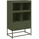  Visoka komoda maslinastozeleni 67 x 39 x 111,5 cm od čelika | shoptok.hr