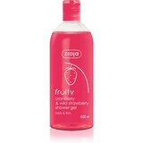 Ziaja Fruity Cranberry & Wild Strawberry hidratantni gel za tuširanje 500 ml | shoptok.hr