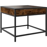  Stolić s beskonačnim LED svjetlima boja hrasta 50x50x41 cm | shoptok.hr