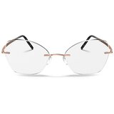  Ženske Dioptrijske naočale Silhouette Momentum Aurum L009 LN 55/17 Rose gold | shoptok.hr