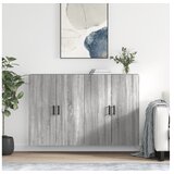 vidaXL Zidni ormarići 2 kom siva boja hrasta sonome 69 5 x 34 x 90 cm | shoptok.hr