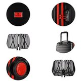 Zoozie Bags set kofera 8074, 2 dijela, crni | Eponuda.ba