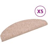  Samoljepljivi otirači za stepenice 5 kom smeđi 65 x 21 x 4 cm | shoptok.hr