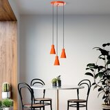 Opviq konikkem - 6357 - 3 - orange orange chandelier Cene