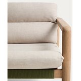Kave Home Zelen/bež oblazinjen vrtni kavč Menfi – | Shoptok.si