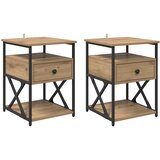  Noćni ormar s ladicama 2 pcs Umjetnički hrast 40 x 42 x 55 cm | Eponuda.ba