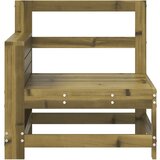  Vrtna sofa s naslonom za ruke 69 x 62 x 70,5 cm od borovine | shoptok.hr
