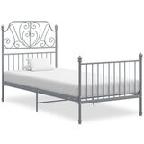  Za krevet sivi metalni 90 x 200 cm Cijene