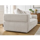 Bobochic Paris Bež sedežna garnitura iz šenilje 237 cm Whesley – | Shoptok.si
