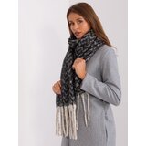 Wool Fashion Italia Scarf-AT-SZ-23125.75-black-beige | shoptok.hr