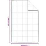 vidaXL Zimska posteljnina Bela 140 x 220 cm 105gsm breskov poliester | Shoptok.si