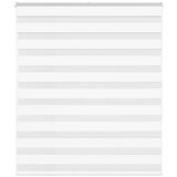 vidaXL zebra senčilo bela 125x150 cm tkanina širina 120,9cm poliester Cene