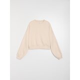 Sinsay Kratka crewneck majica | shoptok.hr