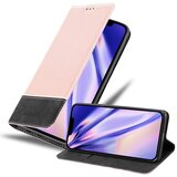 Cadorabo Ohišje, združljiv z jabolkom v rožnatih zlatu črni barvi - zaščitni pokrov z magnetnim zapiranjem, stoječo funkcijo in režo za kartico, (20593802) | Shoptok.si