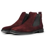 Ducavelli York Genuine Leather and Suede Anti-Slip Sole Chelsea Casual Boots. Cene