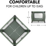Hauck putni krevetić Sleep N Play SQ Set - Dark Green | shoptok.hr