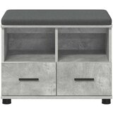  Haldna klop z blazino s predalom Betonsko siva 60 x 38 x 46 cm, (5000155678) | Shoptok.si