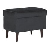  Tabure za sjedenje RON - Bluvel tkanina - crna | shoptok.hr