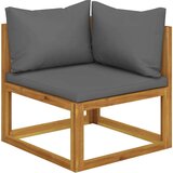  Klop za 2 osebi s temno sivimi blazinami | Shoptok.si