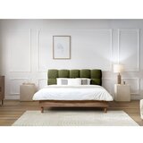 Bobochic Paris Zeleni tapecirani bračni krevet s podnicom 180x200 cm Kumo – | shoptok.hr