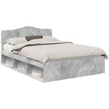  Konstrukcija postelje Beton 140 x 200 cm Masivno borovo les, (5000102532) | Shoptok.si